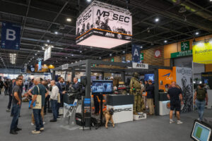 France, Paris, 2022-06-15. Eurosatory international land and airland defence and security trade fair, in Villepinte, a n