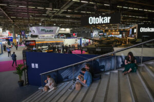 France, Paris, 2022-06-16. Eurosatory international land and airland defence and security trade fair, in Villepinte, a n