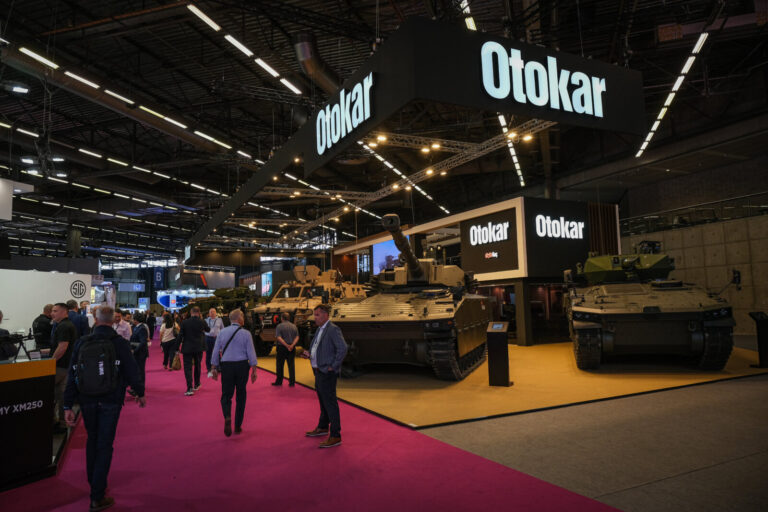 France, Paris, 2022-06-16. Eurosatory international land and airland defence and security trade fair, in Villepinte, a n
