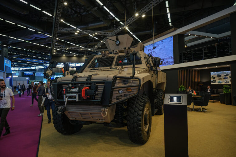 France, Paris, 2022-06-16. Eurosatory international land and airland defence and security trade fair, in Villepinte, a n