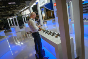 France, Paris, 2022-06-16. Eurosatory international land and airland defence and security trade fair, in Villepinte, a n