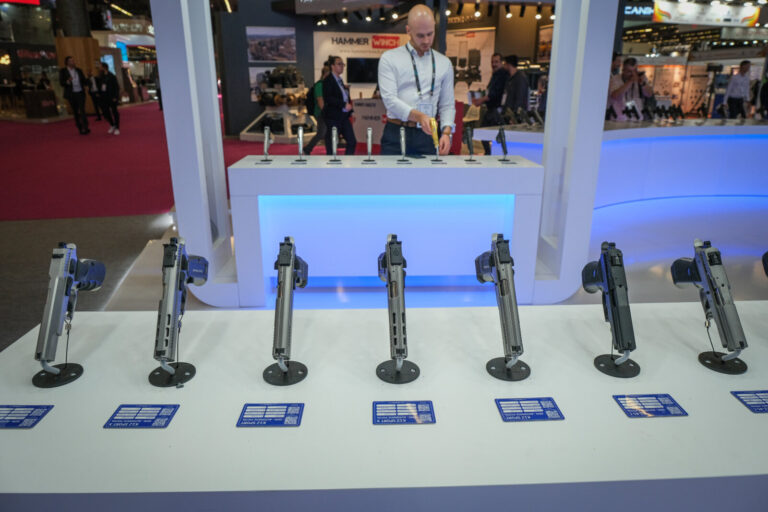 France, Paris, 2022-06-16. Eurosatory international land and airland defence and security trade fair, in Villepinte, a n