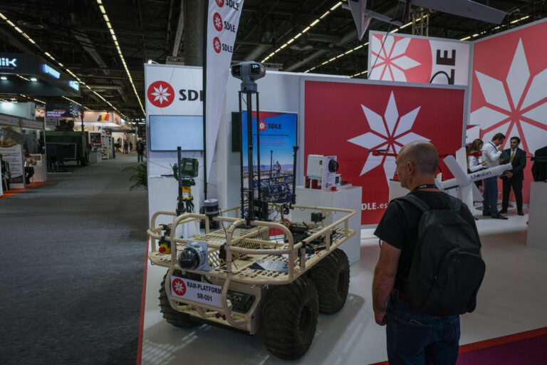 France, Paris, 2022-06-16. Eurosatory international land and airland defence and security trade fair, in Villepinte, a n