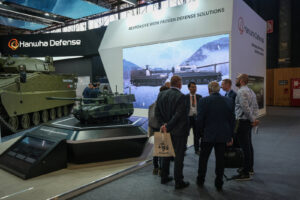 France, Paris, 2022-06-16. Eurosatory international land and airland defence and security trade fair, in Villepinte, a n
