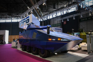 France, Paris, 2022-06-16. Eurosatory international land and airland defence and security trade fair, in Villepinte, a n
