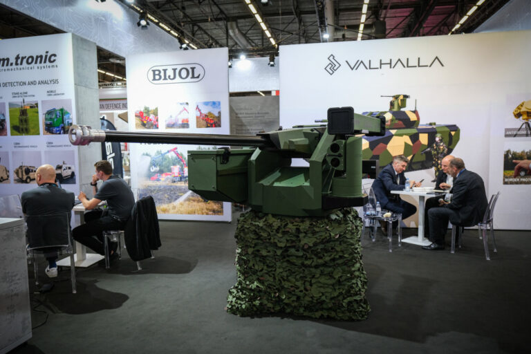 France, Paris, 2022-06-16. Eurosatory international land and airland defence and security trade fair, in Villepinte, a n