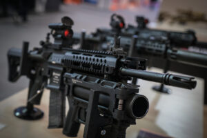 France, Paris, 2022-06-16. Eurosatory international land and airland defence and security trade fair, in Villepinte, a n