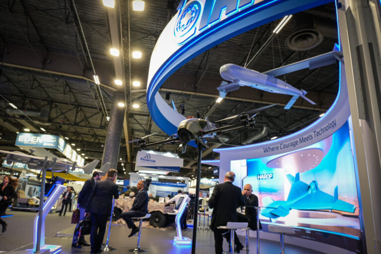 France, Paris, 2022-06-16. Eurosatory international land and airland defence and security trade fair, in Villepinte, a n