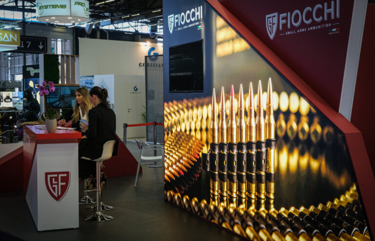 France, Paris, 2022-06-16. Eurosatory international land and airland defence and security trade fair, in Villepinte, a n