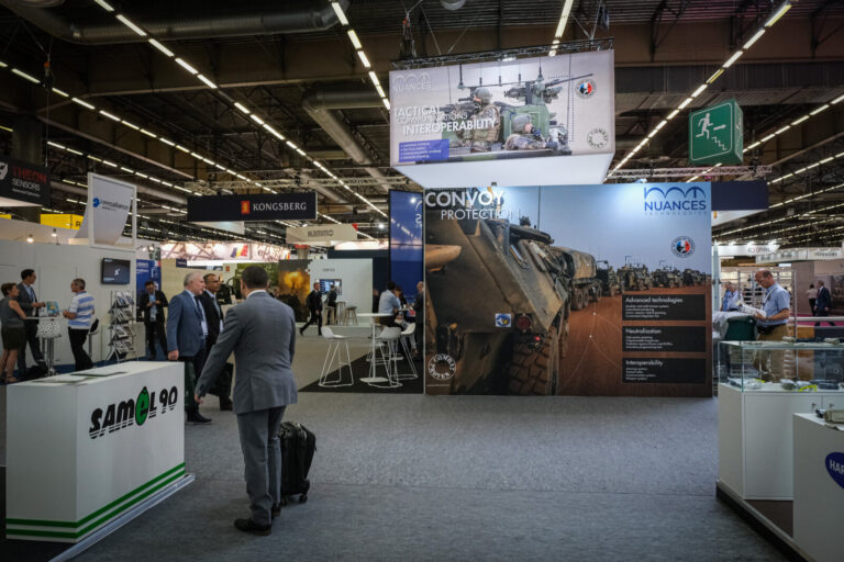 France, Paris, 2022-06-16. Eurosatory international land and airland defence and security trade fair, in Villepinte, a n
