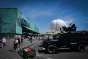 France, Paris, 2022-06-16. Eurosatory international land and airland defence and security trade fair, in Villepinte, a n