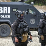 France, Paris, 2024-06-16. Dynamic exhibition of special forces from army and police during Eurosatory, the world event