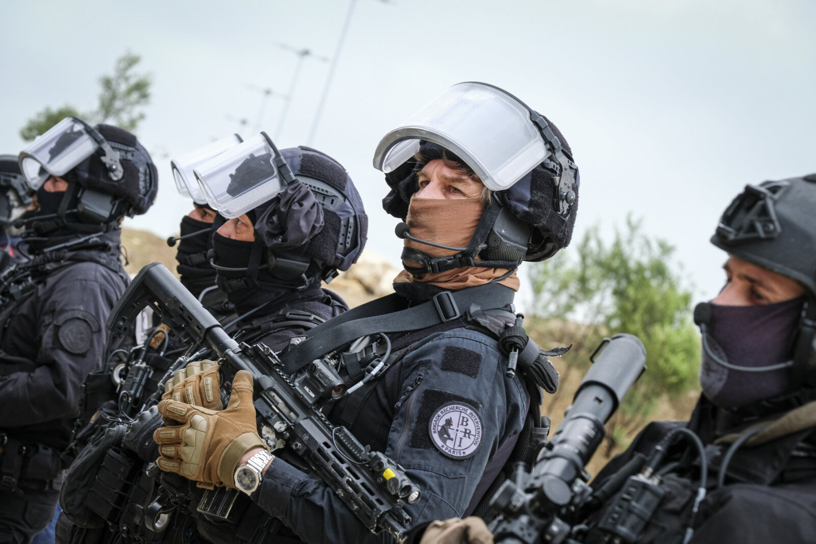 France, Paris, 2024-06-16. Dynamic exhibition of special forces from army and police during Eurosatory, the world event 