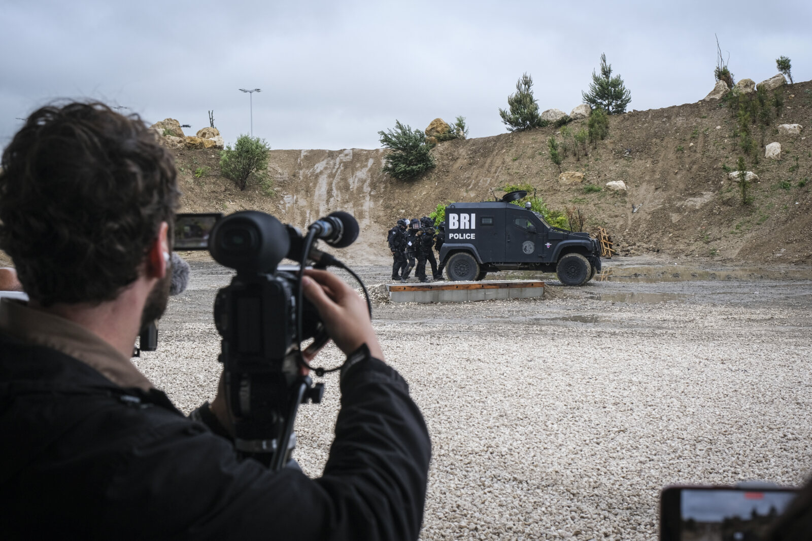 France, Paris, 2024-06-16. Dynamic exhibition of special forces from army and police during Eurosatory, the world event 