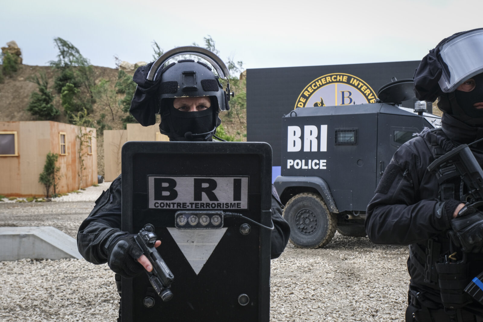 France, Paris, 2024-06-16. Dynamic exhibition of special forces from army and police during Eurosatory, the world event 