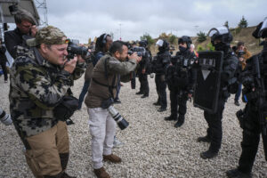 France, Paris, 2024-06-16. Dynamic exhibition of special forces from army and police during Eurosatory, the world event 