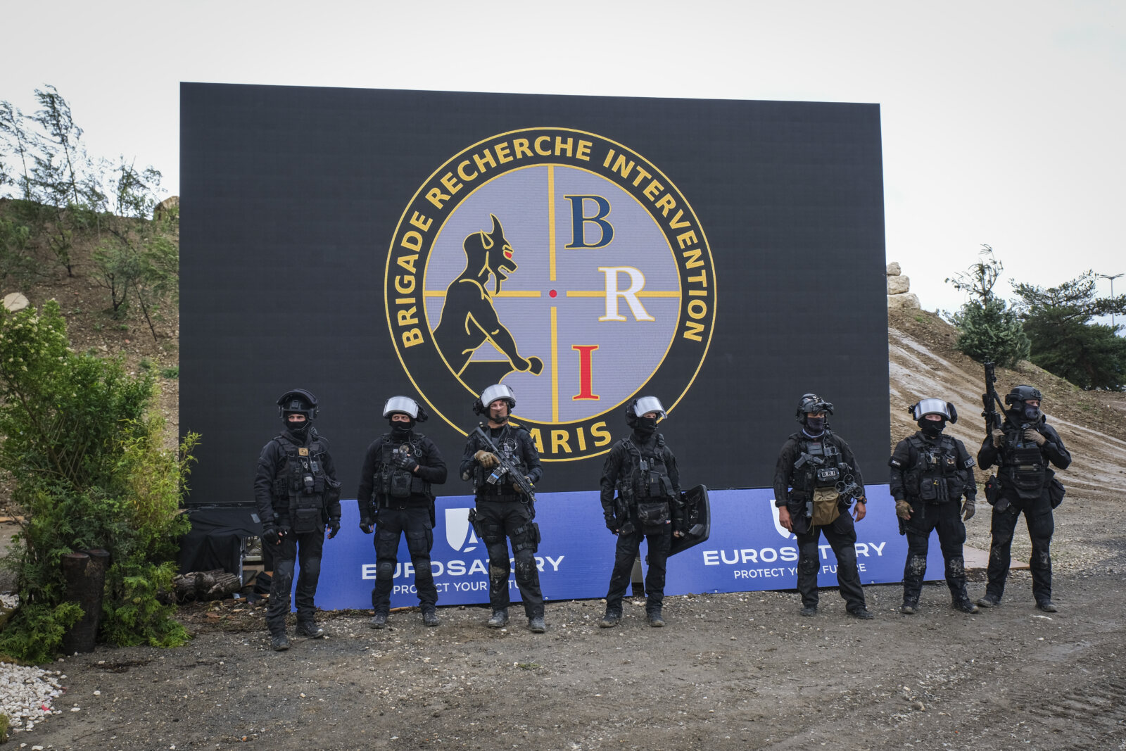 France, Paris, 2024-06-16. Dynamic exhibition of special forces from army and police during Eurosatory, the world event 