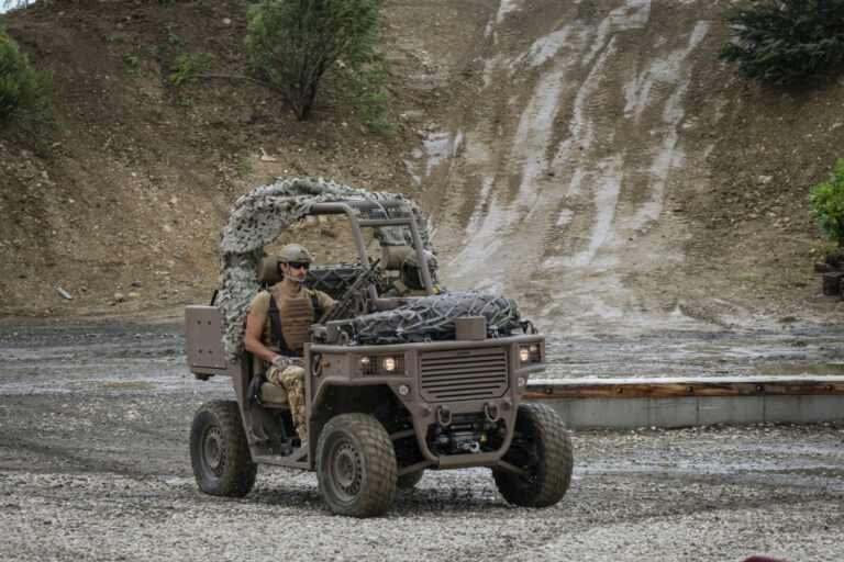France, Paris, 2024-06-16. Dynamic exhibition of special forces from army and police during Eurosatory, the world event