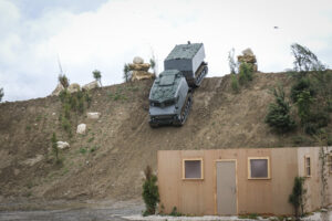 France, Paris, 2024-06-16. Dynamic exhibition of special forces from army and police during Eurosatory, the world event 