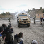 France, Paris, 2024-06-16. Dynamic exhibition of special forces from army and police during Eurosatory, the world event