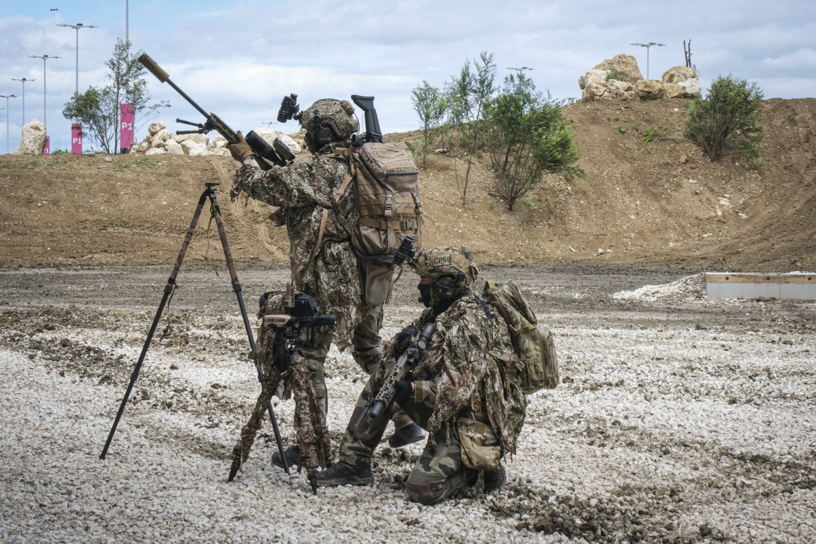 France, Paris, 2024-06-16. Dynamic exhibition of special forces from army and police during Eurosatory, the world event 