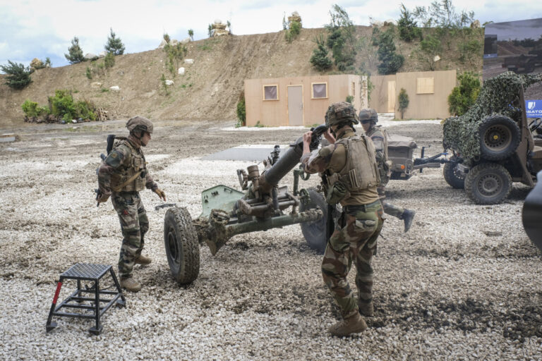 France, Paris, 2024-06-16. Dynamic exhibition of special forces from army and police during Eurosatory, the world event 