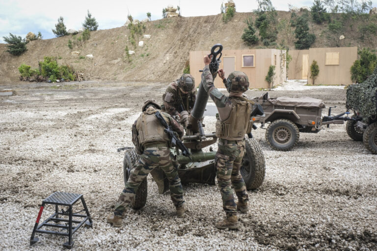 France, Paris, 2024-06-16. Dynamic exhibition of special forces from army and police during Eurosatory, the world event 