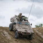 France, Paris, 2024-06-16. Dynamic exhibition of special forces from army and police during Eurosatory, the world event