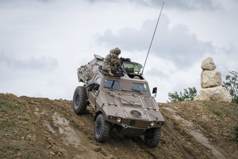 France, Paris, 2024-06-16. Dynamic exhibition of special forces from army and police during Eurosatory, the world event 