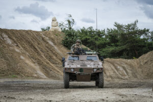 France, Paris, 2024-06-16. Dynamic exhibition of special forces from army and police during Eurosatory, the world event 