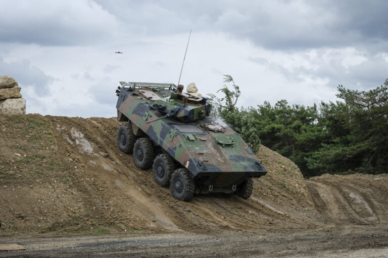 France, Paris, 2024-06-16. Dynamic exhibition of special forces from army and police during Eurosatory, the world event 