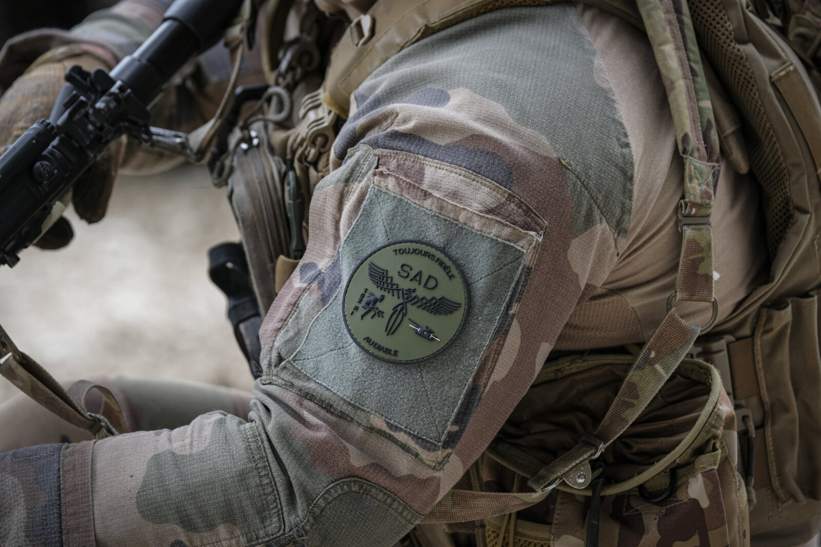 France, Paris, 2024-06-16. Dynamic exhibition of special forces from army and police during Eurosatory, the world event 