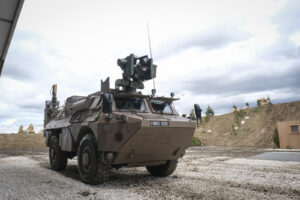 France, Paris, 2024-06-16. Dynamic exhibition of special forces from army and police during Eurosatory, the world event 