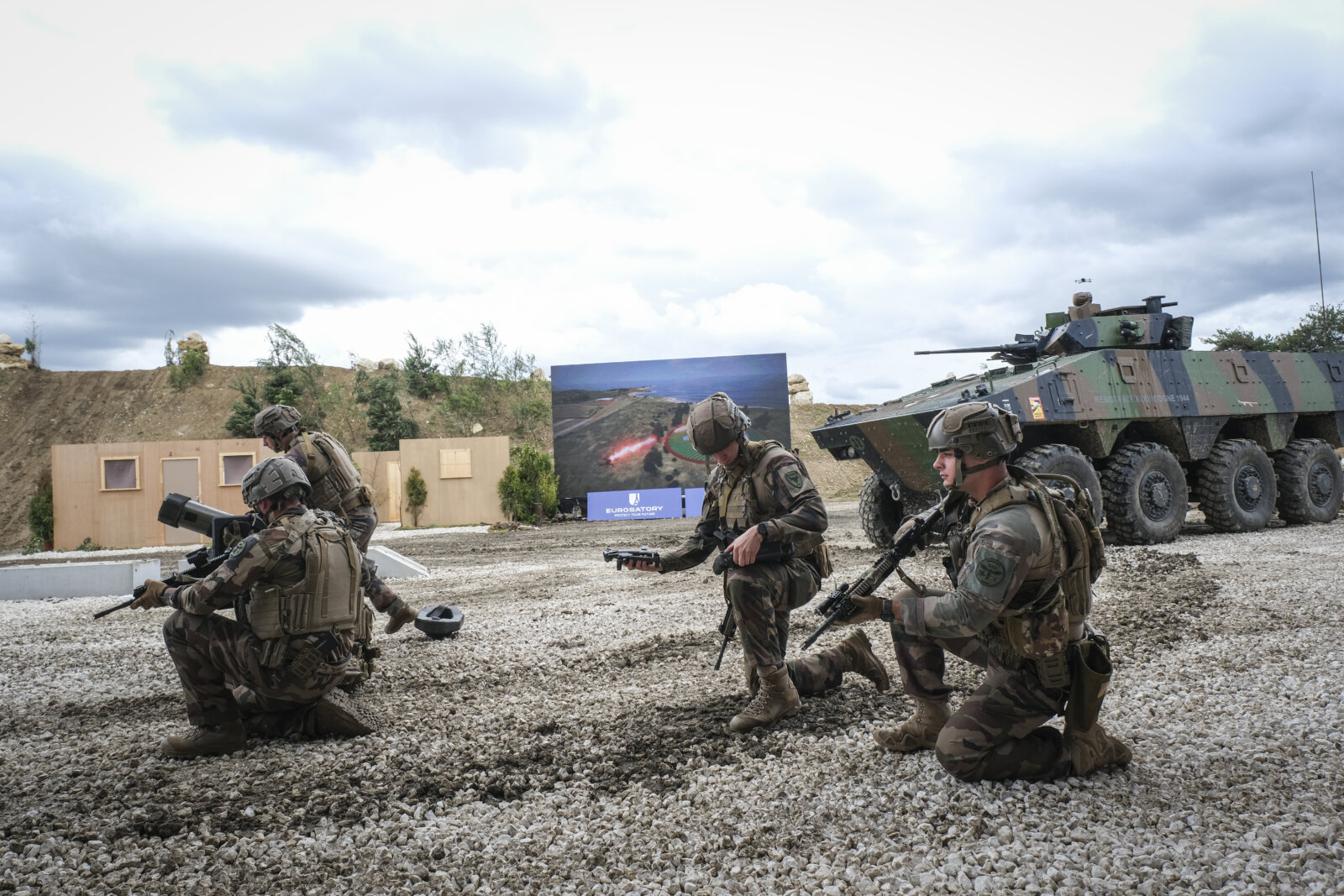France, Paris, 2024-06-16. Dynamic exhibition of special forces from army and police during Eurosatory, the world event 