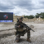 France, Paris, 2024-06-16. Dynamic exhibition of special forces from army and police during Eurosatory, the world event