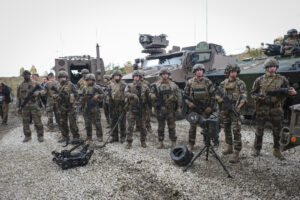 France, Paris, 2024-06-16. Dynamic exhibition of special forces from army and police during Eurosatory, the world event 