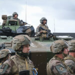 France, Paris, 2024-06-16. Dynamic exhibition of special forces from army and police during Eurosatory, the world event