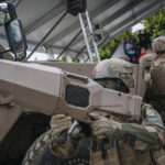 France, Paris, 2024-06-16. Dynamic exhibition of special forces from army and police during Eurosatory, the world event