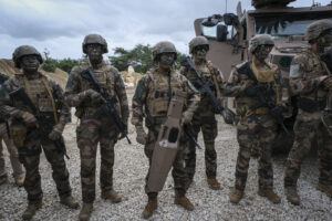 France, Paris, 2024-06-16. Dynamic exhibition of special forces from army and police during Eurosatory, the world event 