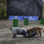 France, Paris, 2024-06-16. Dynamic exhibition of special forces from army and police during Eurosatory, the world event