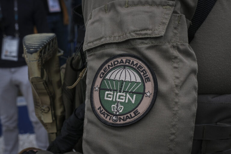 France, Paris, 2024-06-16. Dynamic exhibition of special forces from army and police during Eurosatory, the world event 