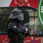 France, Paris, 2024-06-16. Dynamic exhibition of special forces from army and police during Eurosatory, the world event