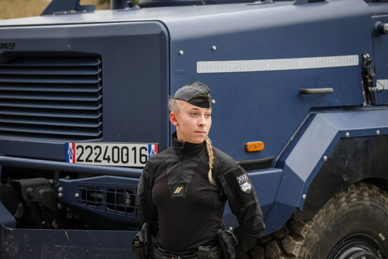France, Paris, 2024-06-16. Dynamic exhibition of special forces from army and police during Eurosatory, the world event 