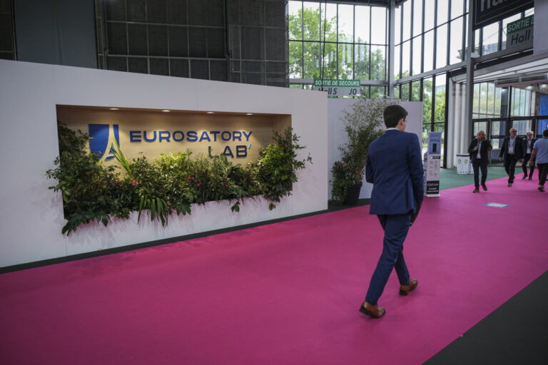 France, Paris, 2024-06-20. Eurosatory Defense and Security Exhibition in Paris Nord Villepinte. 2,000 exhibitors and 100