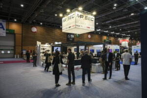 France, Paris, 2024-06-20. Eurosatory Defense and Security Exhibition in Paris Nord Villepinte. 2,000 exhibitors and 100