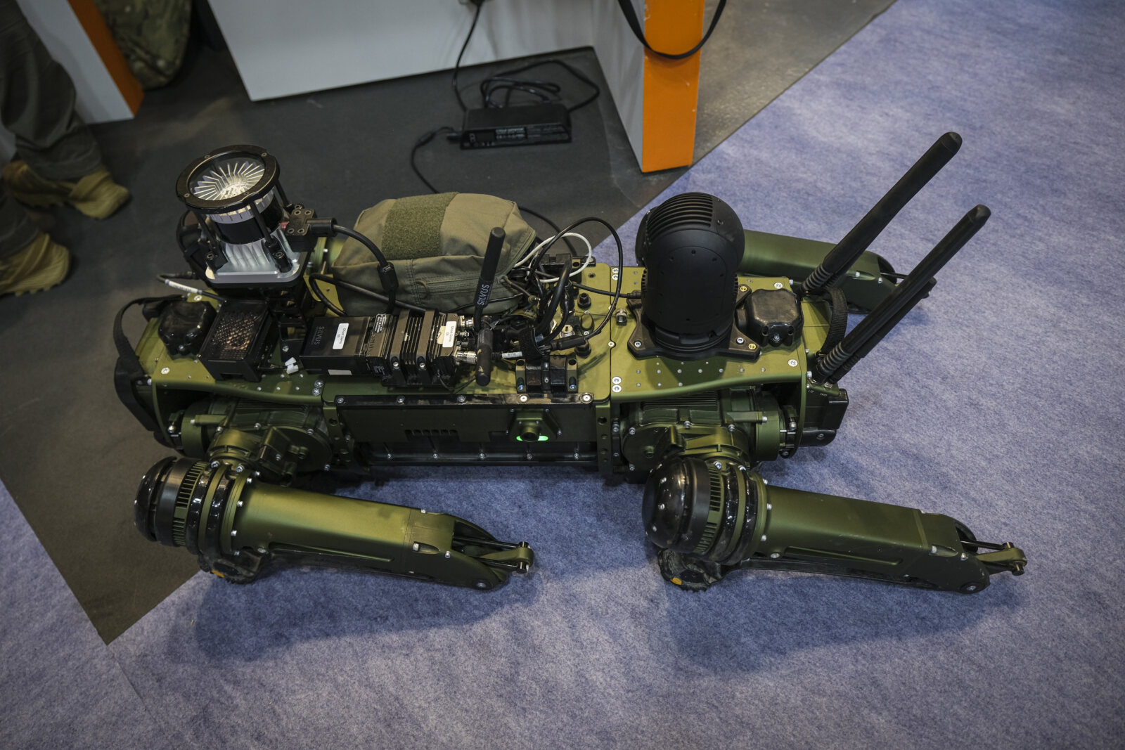 France, Paris, 2024-06-20. Eurosatory Defense and Security Exhibition in Paris Nord Villepinte. 2,000 exhibitors and 100