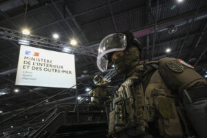 France, Paris, 2024-06-20. Eurosatory Defense and Security Exhibition in Paris Nord Villepinte. 2,000 exhibitors and 100