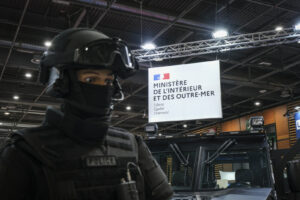 France, Paris, 2024-06-20. Eurosatory Defense and Security Exhibition in Paris Nord Villepinte. 2,000 exhibitors and 100