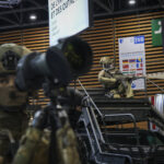 France, Paris, 2024-06-20. Eurosatory Defense and Security Exhibition in Paris Nord Villepinte. 2,000 exhibitors and 100