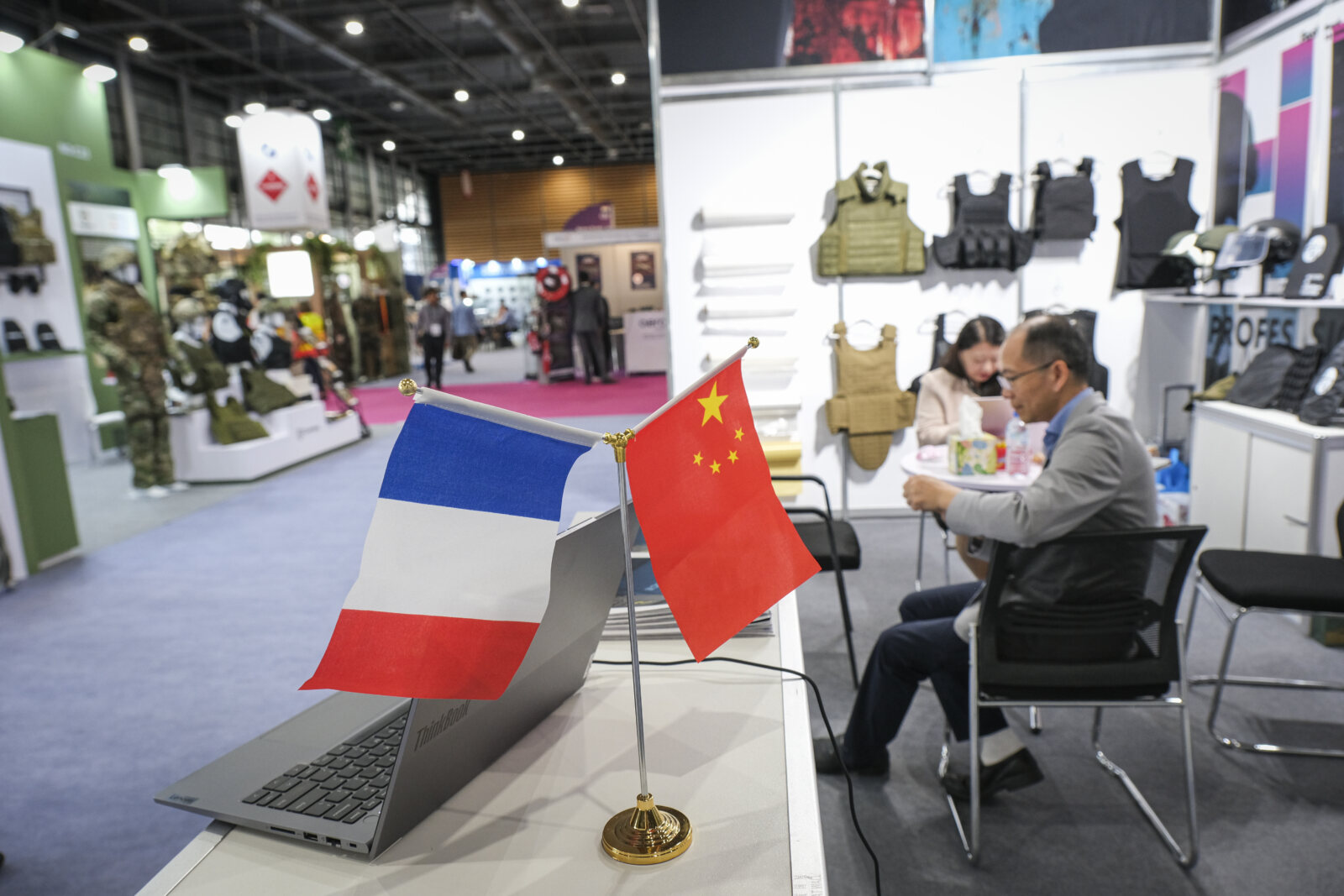 France, Paris, 2024-06-20. Eurosatory Defense and Security Exhibition in Paris Nord Villepinte. 2,000 exhibitors and 100